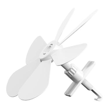 Imagem de BLWOTMOR Defletor de Ar Condicionado: Fácil de Instalar, Acessório Feminino, Guia Prático para Uso Doméstico, Ventilador para Sala de Estar, Branco, Tamanho real
