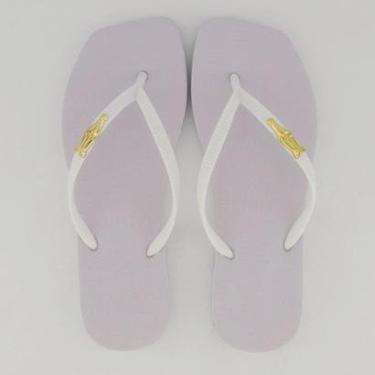 Imagem de Chinelo Coca Cola Square Feminino Branca-Feminino