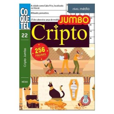 Imagem de Livro Coquetel Jumbo Cripto Nível Médio Ed 22