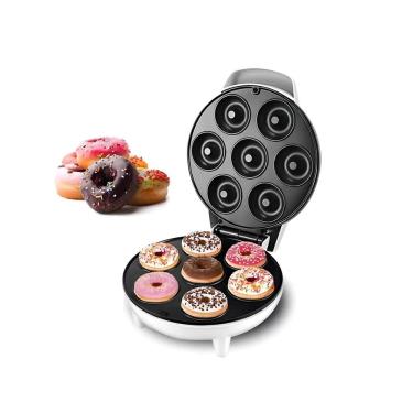 Imagem de Máquina De Fazer Donuts Elétrica 110V 1000W Com 7 Furos Antiaderente