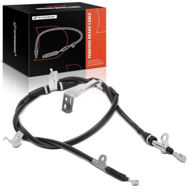 Imagem de A-Premium Conjunto de cabo de freio de estacionamento do lado do passageiro traseiro compatível com modelos Nissan: Frontier 2005-2016 - Substituição # 36530EB00A