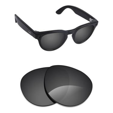 Imagem de Alphax Lentes de reposição polarizadas para óculos de sol Ray-Ban Meta Headliner RW4009F 51 mm - Opções, Stealth Black