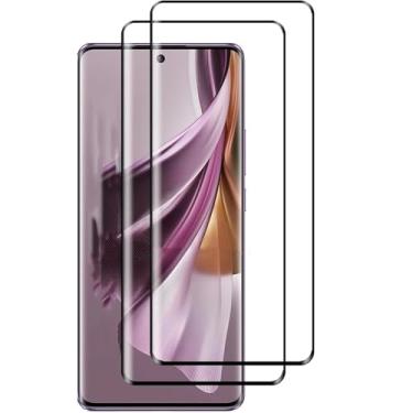 Imagem de 2 peças de vidro temperado, para OPPO Reno 10 10Pro 5G, filme de vidro com protetor de tela