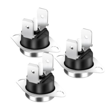 Imagem de Earthtec Interruptor de limite de fornalha L300F L350 300 (pacote com 3) compatível com interruptor de limite de substituição de forno Rheem 47-22861-01,47-22861-02, SRL350,350F