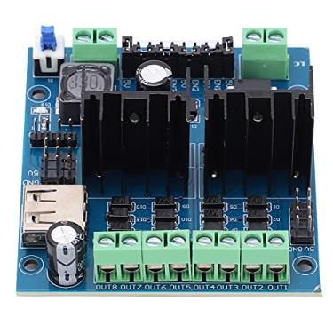 Imagem de Cryfokt L298N Módulo de Driver de Motor Inteligente de 4 Canais para Motores DC, Controle Confiável para Entusiastas de Robótica, Material PCB