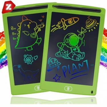 Imagem de Tablet de Escrita e Desenho Infantil Cores, Tamanhos e Formatos Especiais – Educativos e Divertidos (Verde, 12 polegadas)