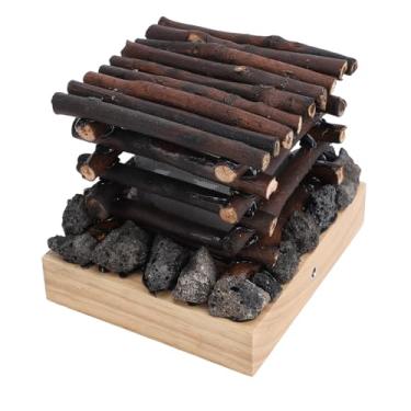 Imagem de AUNMAS Luz Noturna Cintilante Falsa para Fogueira, Lâmpada Led Recarregável Usb Com 3 Modos de Iluminação para Casa, café, Festa de Natal de Halloween