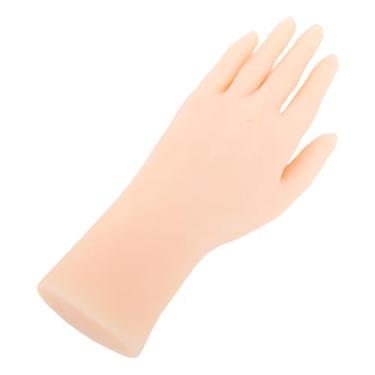 Imagem de aqxreight Modelo de Mão de Silicone Macio e Flexível Manequim Mão Feminina para Exibição de Adereços de Filme de Arte Em Unhas Direita Sem Garantir Silicone e Natureza Macia à Feito Com Recursos Realistas (Silicone)