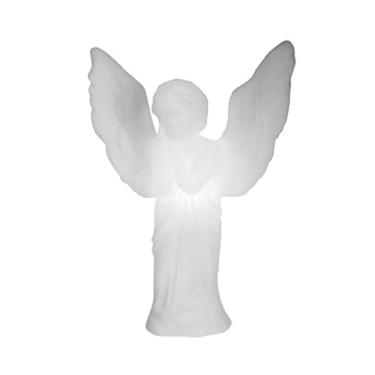 Imagem de Luminária Anjo Decorativa Bivolt – Iluminação Suave para Altar, Espaço de Oração e Decoração Religiosa