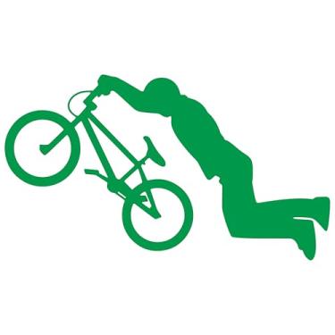 Imagem de Adesivo Decorativo BIKE BICICLETA BICICROSS Ideal para notebook carro portas Paredes Quarto Infantil vários tamanhos (VERDE, 96,2x55cm)