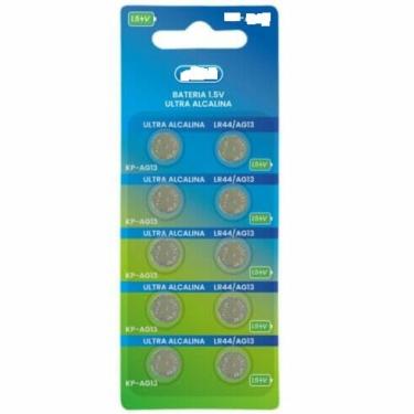 Imagem de Bateria LR44/AG13 1.5V, Cartela com 10 Unidades, Alcalina