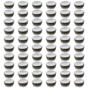 Imagem de 60 Pacotes de Grip para Raquete Tênis - Antiderrapante Badminton Absorvedor Suor Impacto Grips Squash