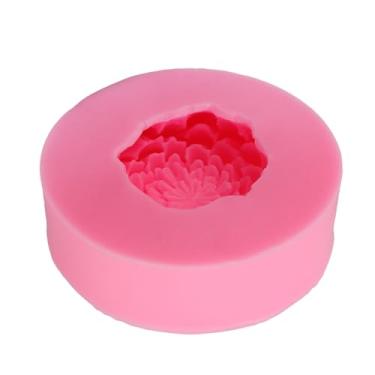 Imagem de KUIDAMOS Moldagem de Vela de Silicone Com Flor de Peônia 3D Forte e Resistente à Temperatura para Sabonete Artesanal, Decoração de Bolo, Artesanato Em Resina, para Entusiastas e Presentes