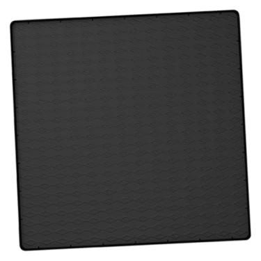 Imagem de WeiLaiKeQi Tapete para geladeira com bandeja coletora de, ideal para casa, evita gotejamento de água, proteção contra vazamentos, antiderrapante, prático, Preto