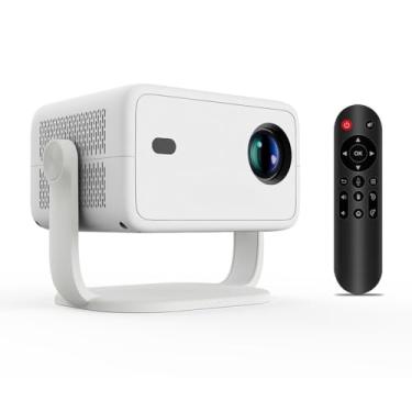 Imagem de Mini Projetor Inteligente PortáTil ProjeçãO PortáTil Foco AutomáTico 1080p CompatíVel Com 4k(L018)