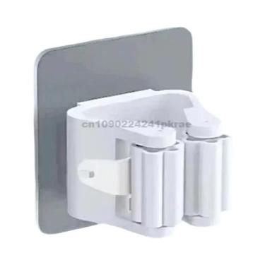 Imagem de Suporte De Vassoura Autoadesivo De Parede, Organizador De Armazenament