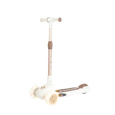 Imagem de PATINETE INFANTIL 3 RODAS SUPER LEDS BRANCO AJUSTÁVEL, RESISTENTE E SEGURO PARA CRIANÇAS