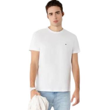 Imagem de Camiseta Masculina Tommy Hilfiger Básica, Branco, G