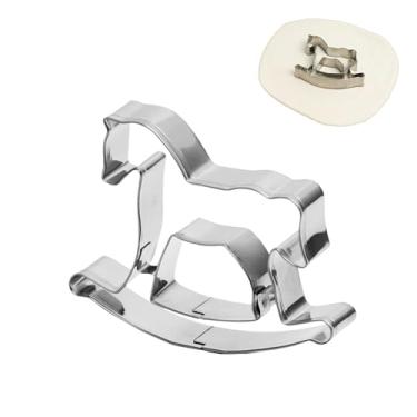 Imagem de Cortador de biscoito pequeno | Suprimentos de cozimento antiaderentes de aço inoxidável, moldes de cozimento de animais fofos, para torta de massa, fondant, chocolate, férias, casa, cozinha, ano novo