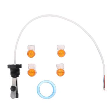 Imagem de WALFRONT Peça de Substituição do Interruptor de Vazão, Conjunto de Sensor 520736 Com 4 Conectores de Fio para de Piscina de Sal IC15 IC20 IC60