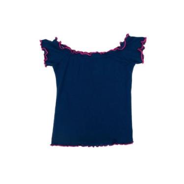 Imagem de Blusa Bailarina Ombro a Ombro - Código Kids, AZUL