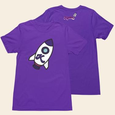 Imagem de Camiseta Infantil Roxa Katlen Influencer ketlan irmã da Emilly Vick Yo