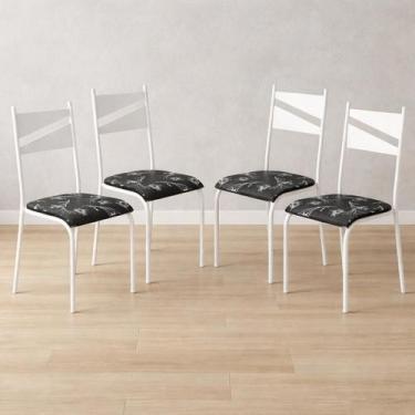 Imagem de Kit 4 Cadeiras de Jantar Varanda Cozinha Sala de Estar Epoxi 543.new -