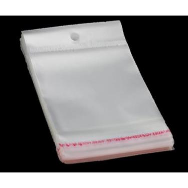 Imagem de Saco Adesivado Plástico Transparente Com Solapa 15x15cm 1.000 Unidades