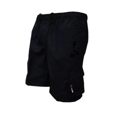 Imagem de Bermuda Cargo Casual Masculina Com Múltiplos Bolsos Para O Verão, Calç