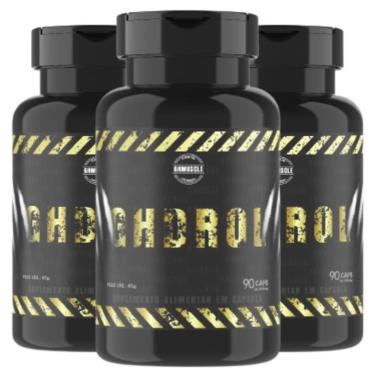 Imagem de Kit 3x Ghdrol Original Laboratório Ghmuscle-Unissex