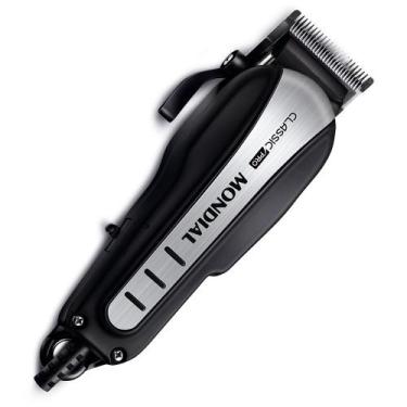 Imagem de Cortador de Cabelos Classic Pro Mondial Preto e Inox CR-03, 220V