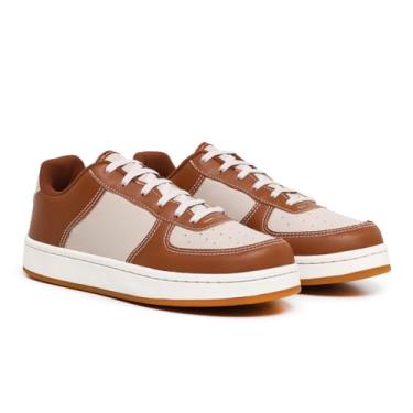 Imagem de Tênis Sneakers Feminino E Masculino Moda Casual Social Skate (Caramelo, BR, Adulto, Numérico, 42)
