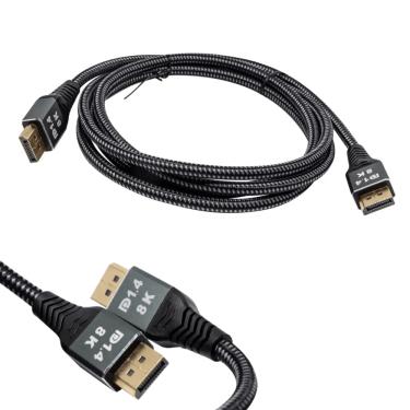 Imagem de Cabo Displayport Storm 1.4V 8K 60Hz Cabo 2 Metros Banhado