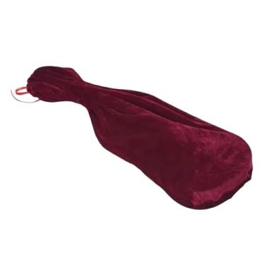 Imagem de Luwecf Estojo para Violino, Elegante Manta de Veludo, Bolsa de Armazenamento Decorativa com Compartimentos de 1/2 E 1/4 para Atividades Ao Ar Livre, Viagens, Vermelho