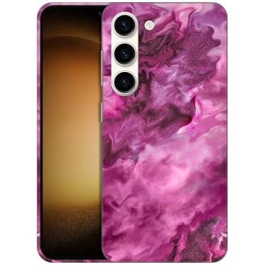 Imagem de GlamCase - Capa com suporte impresso abstrato rosa mármore para S235G