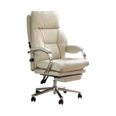 Imagem de KEG801302 Cadeira de escritório de couro de luxo com massagem elétrica confortável para uso executivo em casa e escritório cadeira de jogos