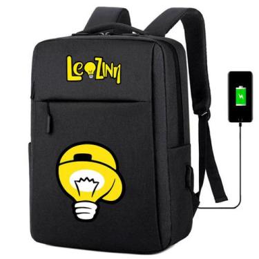 Imagem de Mochila Escolar Infantil Com Entrada USB Tropa Do Rosas Lampada leozin