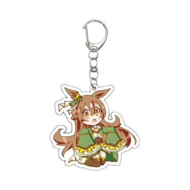 Imagem de Chaveiro Anime Pretty Derby 55MM Modelo Acrílico Suzuka Tokai Teio Pre