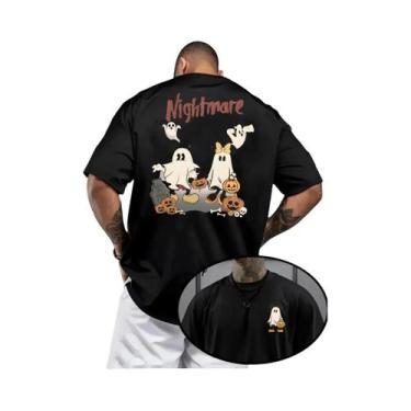 Imagem de Camiseta Masculina E Feminina Da Disney Halloween Mickey Mouse Com Est