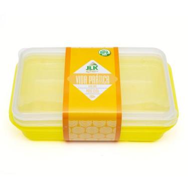 Imagem de Kit 6 Potes 1000 ml BPA Free Click Micro Freezer Extra Forte Marmita F