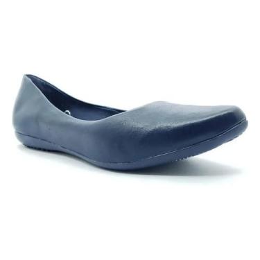 Imagem de Sapatilha Feminina Bottero Couro Macio Confortável Leve Casual Modelo 353305 (Classic Blue, BR, Adulto, Numérico, 34)