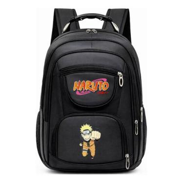 Imagem de Mochila Grande Com Alça de Aço Resistente e Estampa Infantil Anime Nin