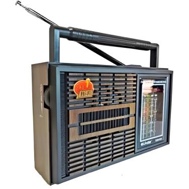 Imagem de Rádio Vintage Portátil AM/FM/TV/SW com Alto-Falante HI-FI e Fone de Ouvido – Bivolt SW