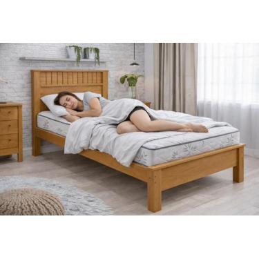 Imagem de Colchão Solteiro Ortopédico D33 Espuma Firme 88x188x25 - Click Mimos, 