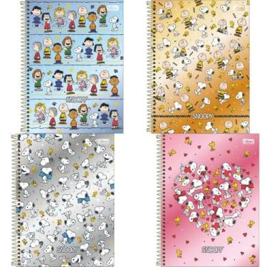 Imagem de Caderno Capa Dura Universitário Snoopy Core 1M 80F - Tilibra