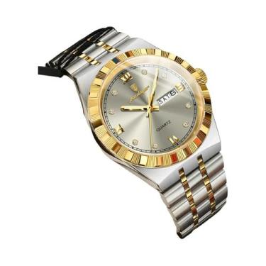 Imagem de Relógio De Pulso Masculino POEDAGAR De Quartzo Luxuoso E Moderno, À Pr