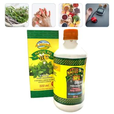 Imagem de 6 Suplemento Alimentar All Natural Natusbel Frasco 500ml, Sem Sabor