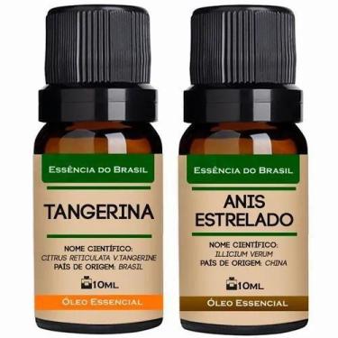 Imagem de Kit 2 Óleos Essenciais 10Ml - Tangerina + Anis Estrelado - Essencia Br