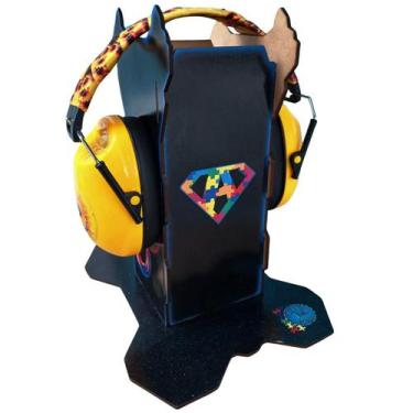 Imagem de Abafador Barulhos Infantil Autistas Infinity Yellow Suporte - Coleção 