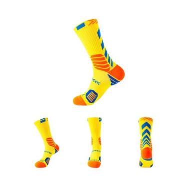 Imagem de Meias De Compressão Pretas Para Homens, Respiráveis, Longas, Para Corr